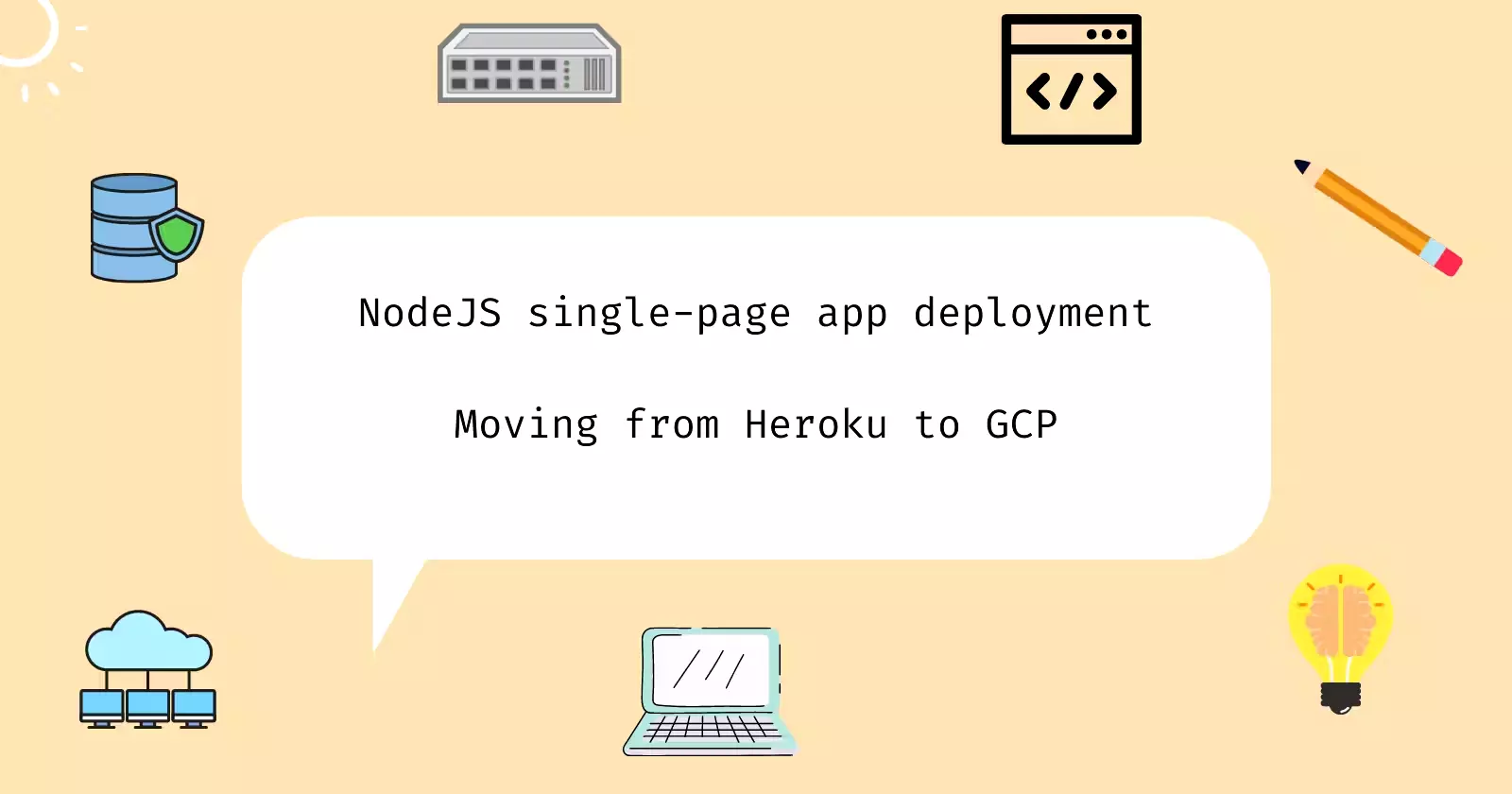 My initial approach to defining the necessary tools for a CI/CD pipeline.