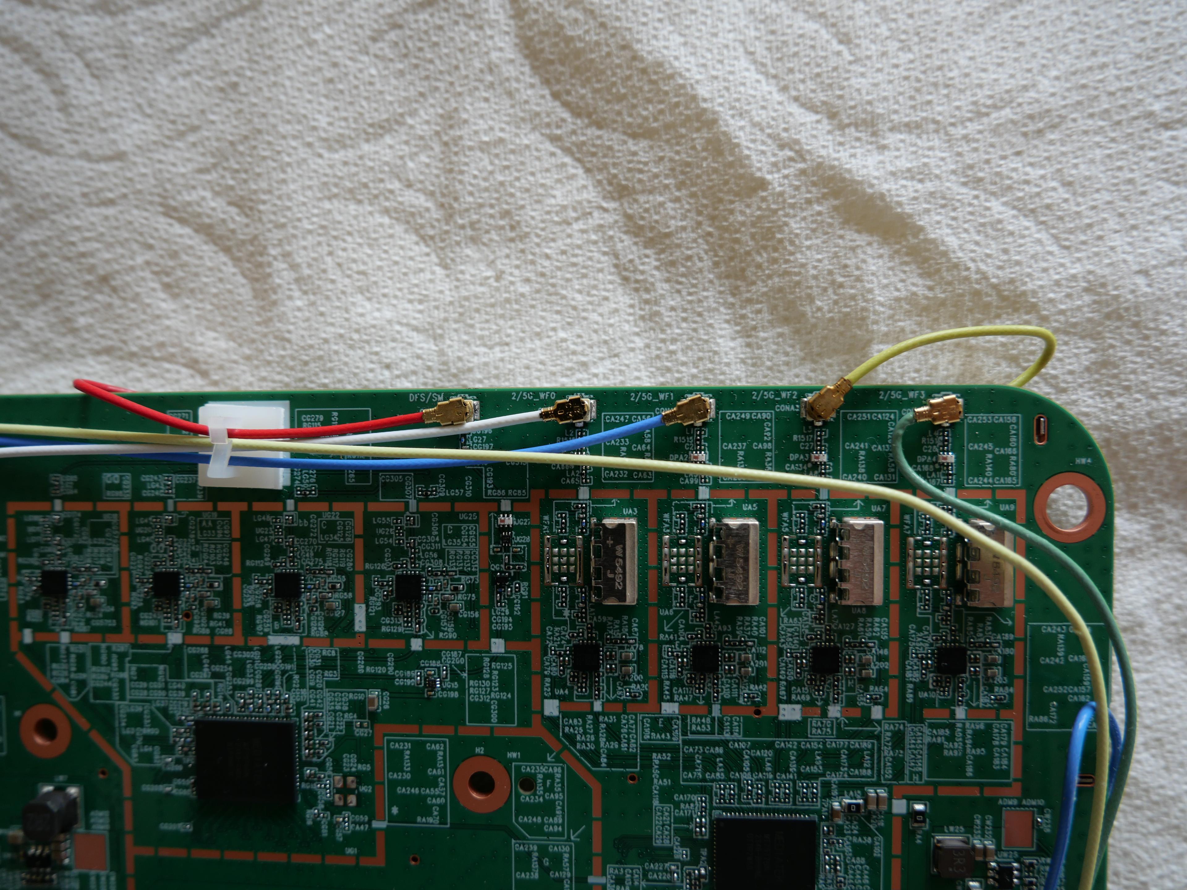 Antenna view - 2.4 GHz and 5 GHz