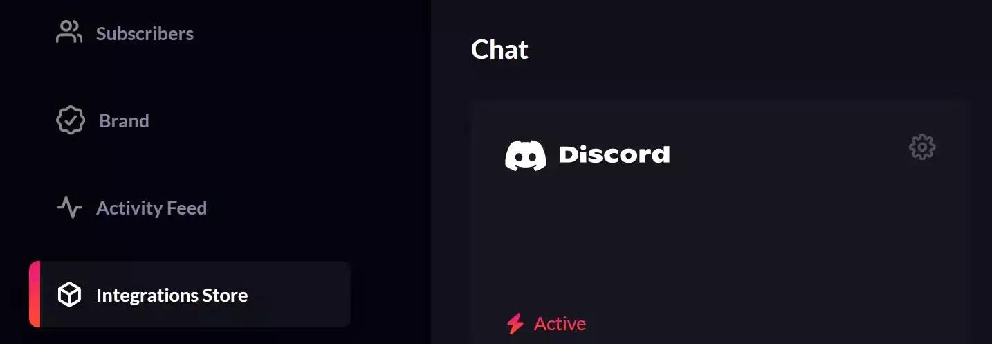 Novu supports integration with Discord.