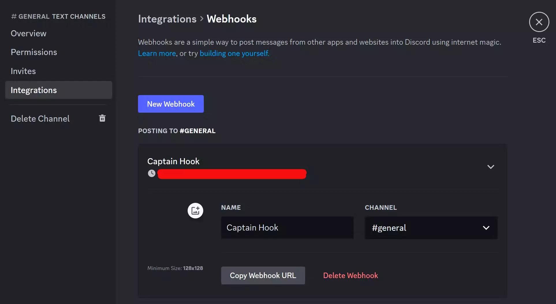 Discord webhook is sensitive, so do not share it publicly.